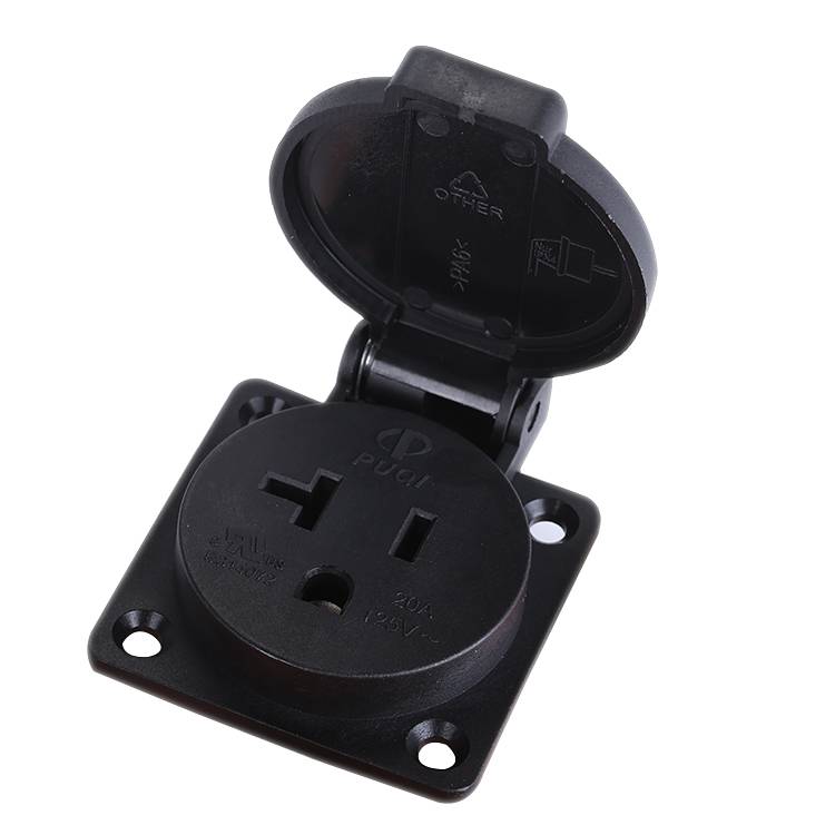 Usa 125v 20a Ip44 Waterproof America Us Socket Wiring Bathroom Outlet